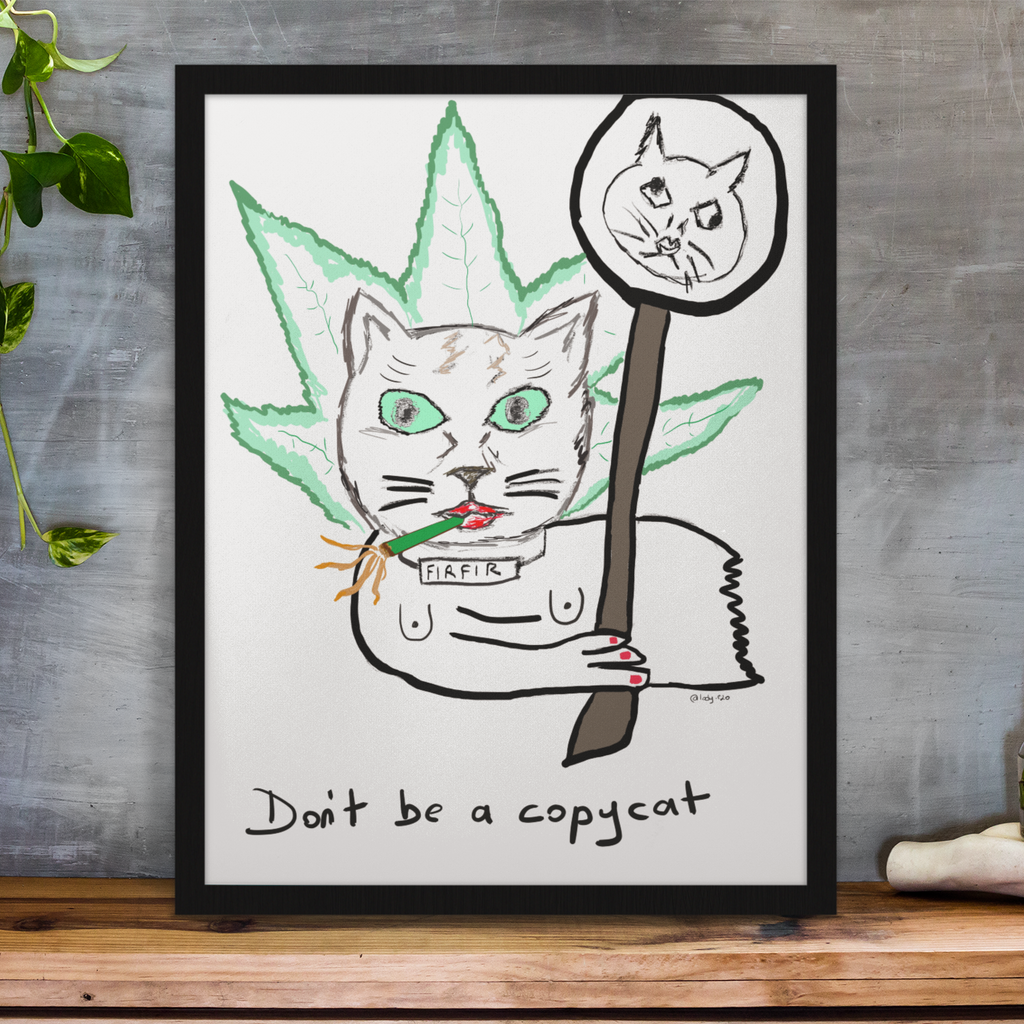Copy Cat Wall Print