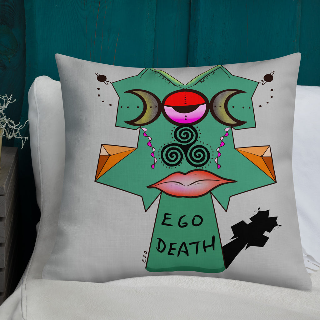 Ego Death Throw Pillow