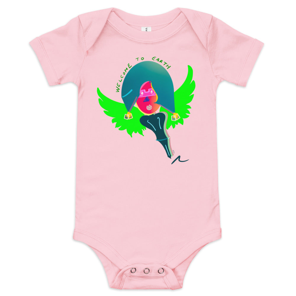 Welcome to Earth Baby Onesie