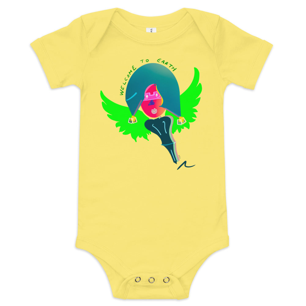 Welcome to Earth Baby Onesie